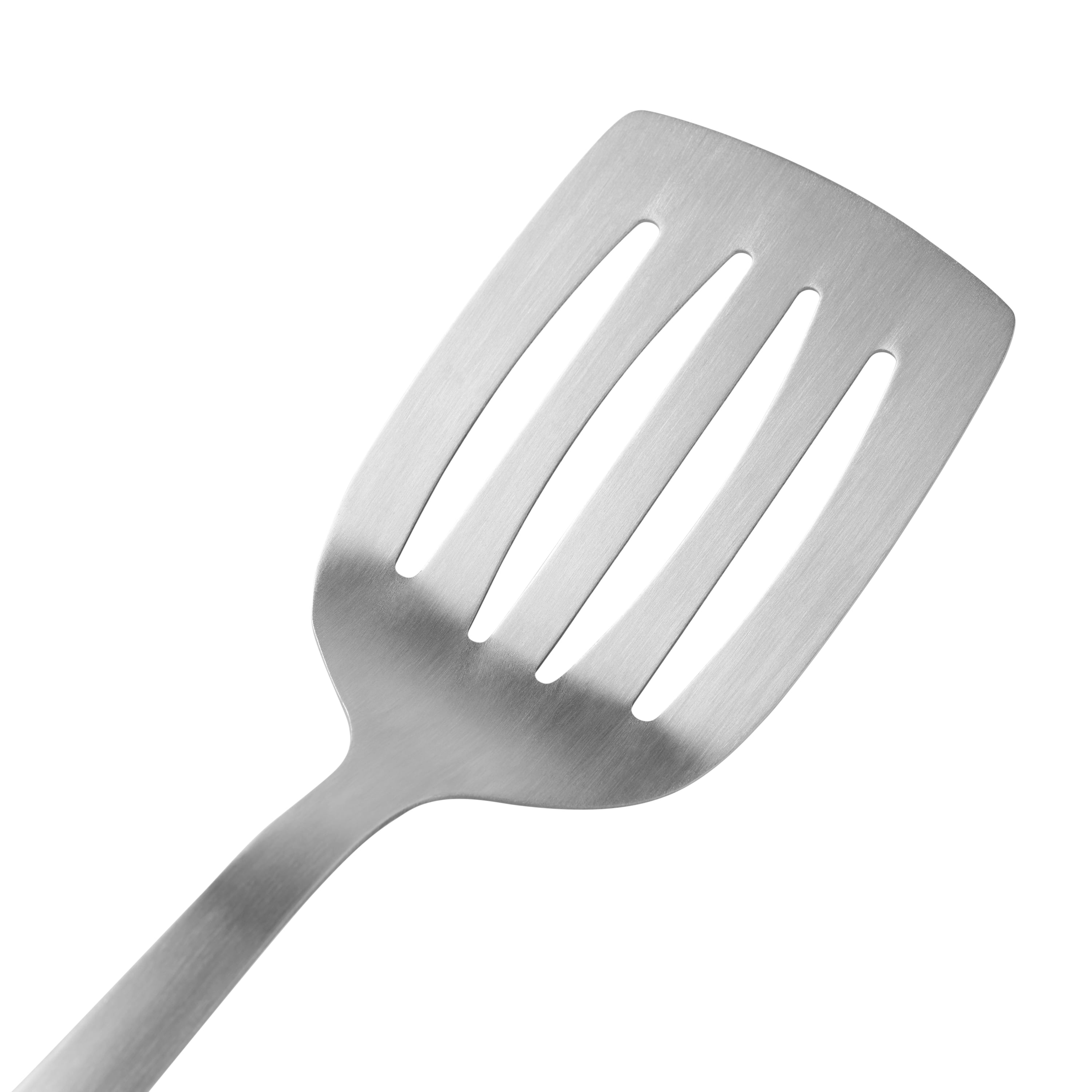The Pioneer Woman Stainless Steel Slotted Turner, Olivewood