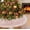 pink, variant on Upgraded Solid Color Christmas Tree Skirt Christmas Set Christmas Tree Under Decoration P
