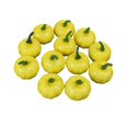thumbnail image 3 of 12 Pieces Fake Pumpkins Model Halloween Foam Props for Halloween Home Autumn M Yellow, 3 of 8