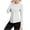 White, variant on Comdrip Compression Shirts Woman, Women's Autumn Fitness Suit Slim Fit with Fingertips Yoga Long Sleeve Training Running Top Undershirts for Women Beige L