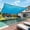 🔥 Blue_Base#4355, variant on Outdoor Sun Shade Sail 2x2m Blue HDPE Rectangle Canopy 95% UV Block for Patio Garden Pool Pergola Carport Backyard Courtyard BBQ Area Breathable Waterproof with Steel D-Rings