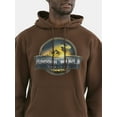 thumbnail image 4 of Jurassic Park Men's and Big Men's Jurassic World Rebirth Graphic Hoodie Sweatshirt, Sizes S-3XL, 4 of 5