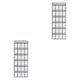 thumbnail image 4 of Matsuzay Oxford Cloth Over the Door Storage Sneakers Bag Vertical Organizer Shoes Slippers Tools Multifunctional Bedroom Blanco 2Conjunto, 4 of 6