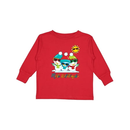 

Inktastic Mele Kalikimaka Gift Toddler Boy or Toddler Girl Long Sleeve T-Shirt