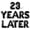 Black, variant on Letter Balloons - 23 YEARS LATER 16" Inch Alphabet Letters Foil Mylar Balloon 23rd Birthday Party Banner (Gold)