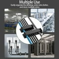 thumbnail image 6 of 3 PCS 5/8/10 Slots Self-Adhesive Cable Organizer Clips Wire Holder for Office TV PC Ethernet Under Desk USB Cord Management, 6 of 10