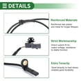 thumbnail image 3 of Unique Bargains ABS Wheel Speed Sensor ABS Sensor Anti-lock Braking System Sensor for Nissan Pathfinder 2013-2020 No.479003JA0A Rear Right, 3 of 7