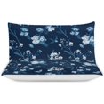 thumbnail image 3 of HAHDAXIA Flower Butterfly Pattern Bedding Solid Comforter Set for All Seasons,3 Pieces(1 Comforter+2 Pillowcases),Soft Microfiber Bedding Set King(90"x90"), 3 of 7