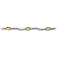 thumbnail image 3 of Galaxy Gold 2.01 CTW 14k Solid White Gold Tennis Bracelet Diamond Citrine, 3 of 3