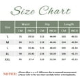 thumbnail image 2 of Women's cotton and linen casual straight wide-leg loose drawstring elastic waist trousers, 2 of 9