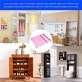 thumbnail image 3 of Organizador de armario ajustable Estante extensible para armario Estante de almacenamiento Gabinete de cocina Estantes decorativos Soporte de Almacenamiento y organización del hogar Rosa claro Inteprter HA024616-02, 3 of 6