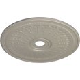 thumbnail image 3 of 29 1/8"OD x 3 5/8"ID x 1"P Oakleaf Ceiling Medallion (Fits Canopies up to 6 1/4"), Hand-Painted Pearl White, 3 of 6