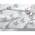 thumbnail image 2 of Soimoi Rayon Crepe Fabric Leaves & Floral Block Printed Craft Fabric by The Yard 46 Inch Wide, 2 of 3