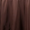 thumbnail image 6 of BalsaCircle 108" Round Polyester Tablecloth Wedding Table Linens Chocolate Brown, 6 of 7