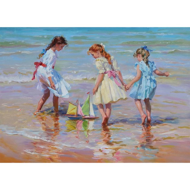 Diamond Painting (DB0736) 5D DIY Oil Style Square Kit (NH630) 40x50cm Hugtrwg Para estrenar