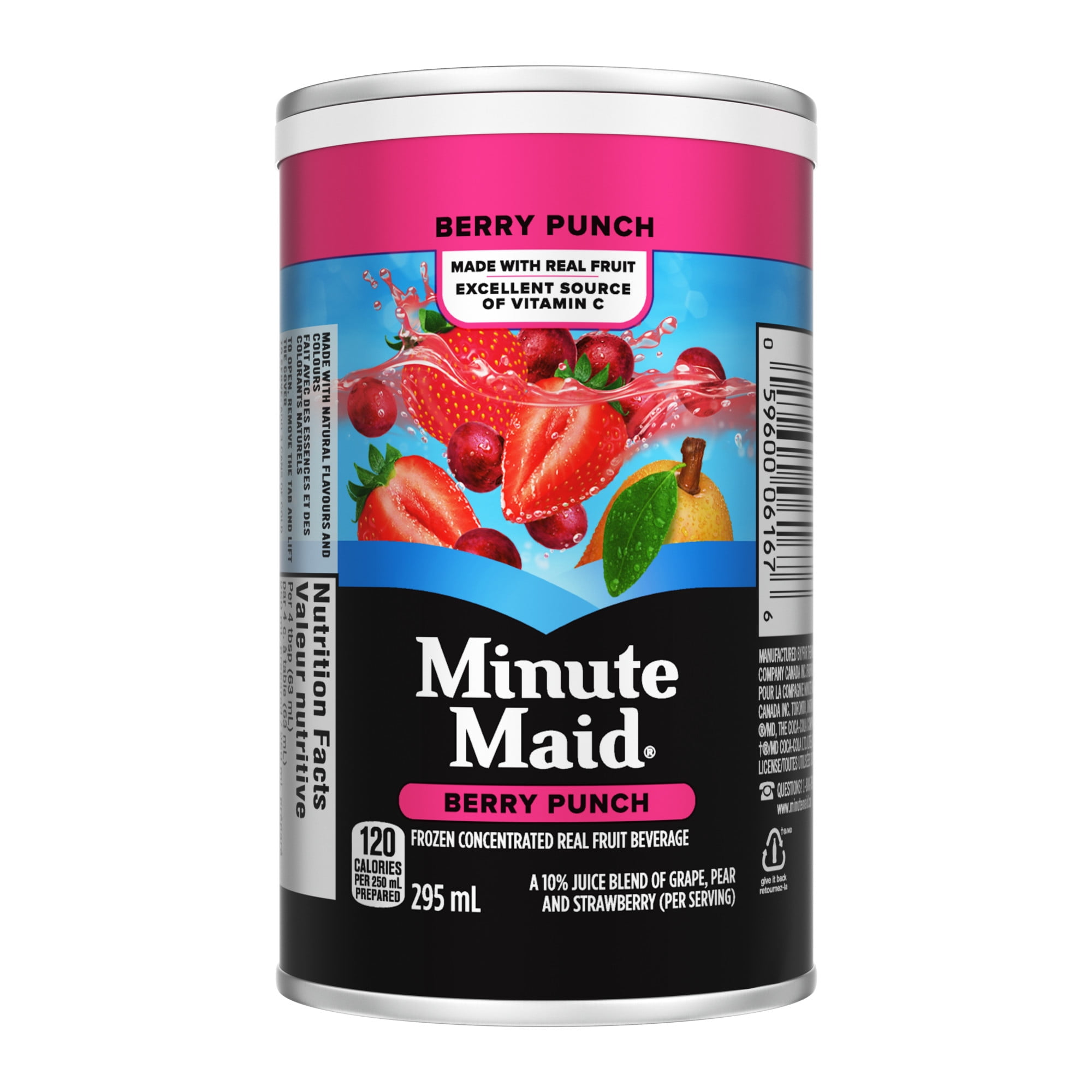 Minute Maid Punch aux fruits des champs concentré congelé Canette de 295 mL 295 ml