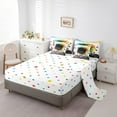 thumbnail image 5 of Feelyou Ice Hockey Sport Bedding Comforter Set 7pcs, Fashion Watercolor Art King Bedding Sets, Teens Kids Boys Girls Reversible Bed Sheets, Luxury Bedroom Decor, 5 of 8