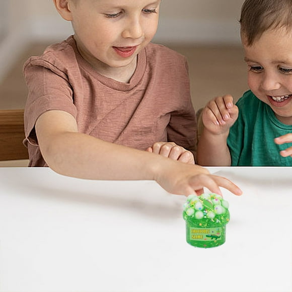 Mud Fluffy Bead Ice DIY Stress Children Kid Funny Toy Gift PP Ocean Crystal Clay Bull Head Glue Clay Sand Decompression Toy Kit