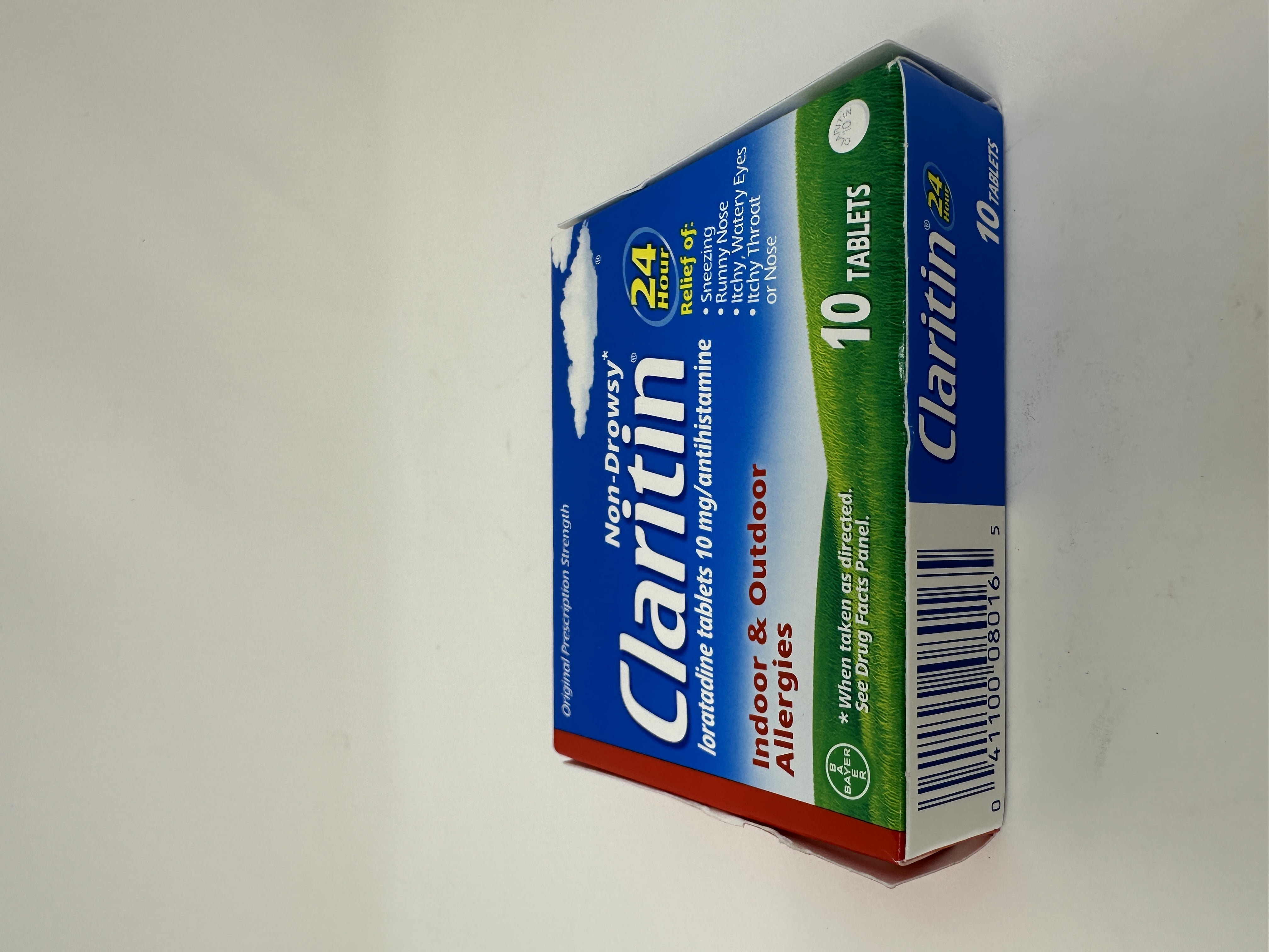 Claritin Loratadine, Indoor & Outdoor Allergies, Non-Drowsy, 10 ct, 3-Pack