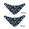 thumbnail image 6 of Goofa Blue Butterfly Pattern Pet Scarf Bandana - Adjustable and Comfortable,Dog Scarf Bib Kerchief Breedfor Dogs and Cats-Large, 6 of 8