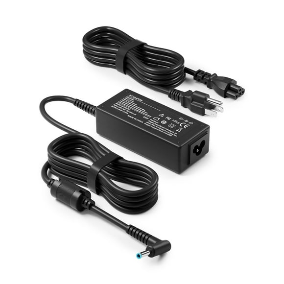 45W Laptop Charger for HP Pavilion X360 15 13 11,HP Stream 11 13 14,HP Zbook 14u G4 G5 15u 15 G3,HP Spectre X360,19.5V 2.31A Adapter for HP Notebook 15 Model 4.5mm Smart Blue Tip Computer Power Cord