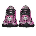 thumbnail image 5 of Breast Cancer Awareness Brave And Strong Skull Shoes Sneakers for Women Men Black Size 11.5, 5 of 7