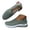 Green, variant on Women's Orthopedic Breathable Shoes with Arch Support Memory Foam Flat Walking Slide Shoe Non Slip Sports Sneakers Gray 9