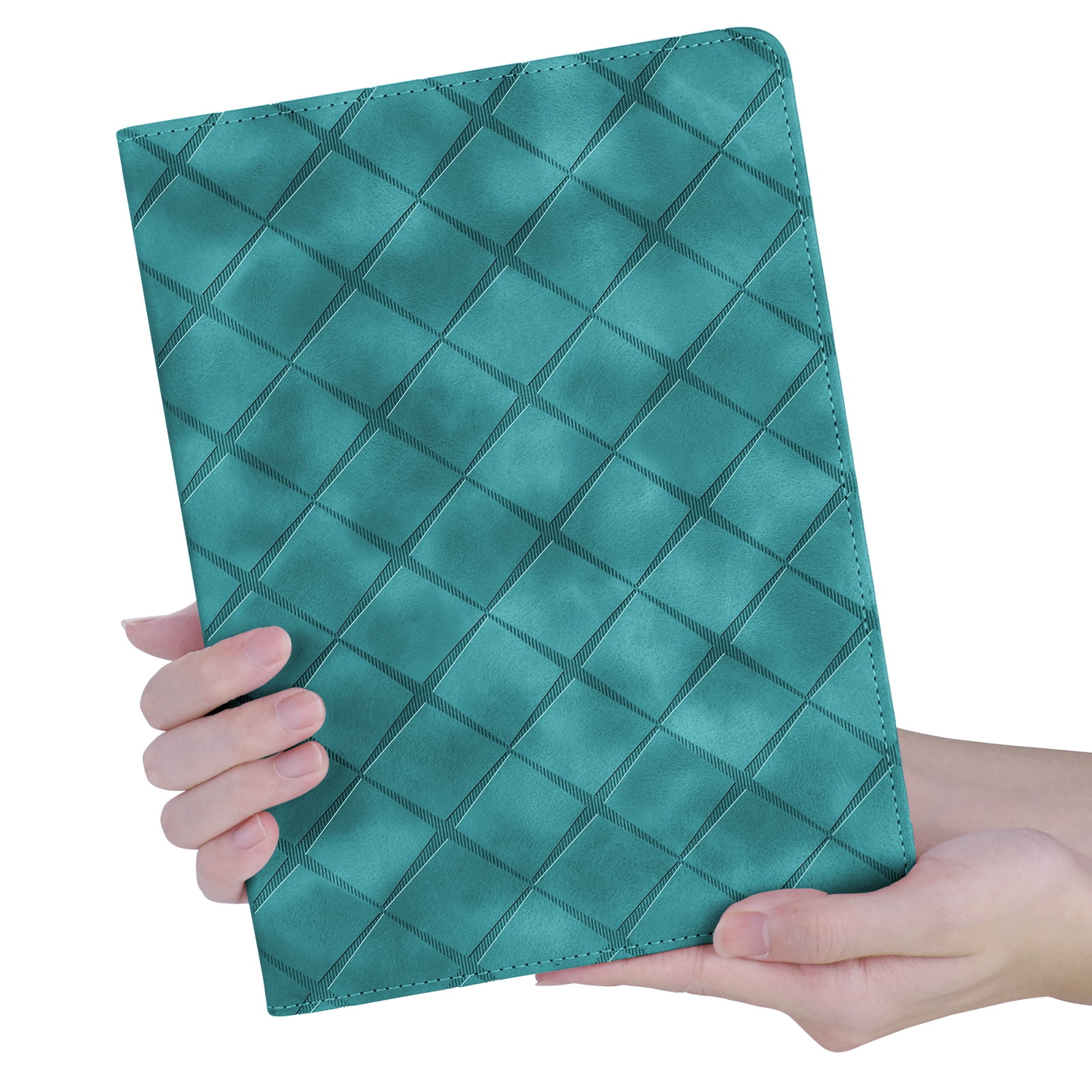 ELEHOLD Case for Apple iPad 11th 10th Gen, PU Leather Case with Pencil Holder,Shockproof Soft TPU Folio Stand Cover,Green