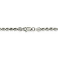 thumbnail image 3 of 925 Sterling Silver Diamond Cut 3mm Solid Rope Chain w/ Lobster Clasp - 36", 3 of 5