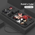 thumbnail image 2 of Funda de teléfono con cuerda líquida para Apple iPhone 14, 13, 12 Mini, 11 Pro, XS, MAX, XR, X, 8, 7, 6S, SE Plus, Mickey, Minnie Mouse, Love, Capa Core Fivean unisex, 2 of 2