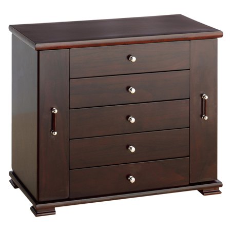Wooden Java Jewelry Box - 13.5W x 13.4H in.