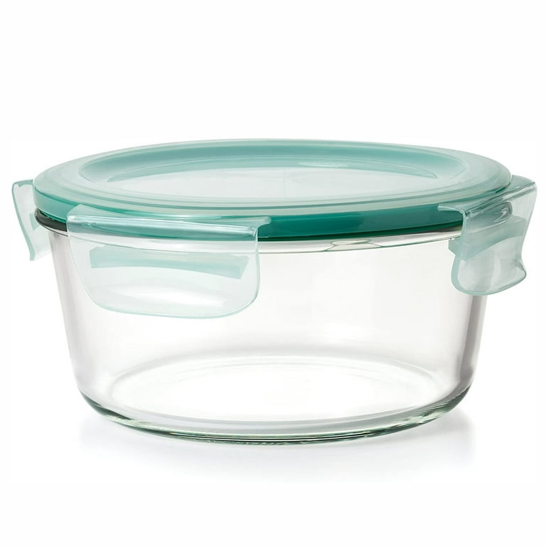 OXO Good Grips 8-Piece Smart Seal Rectangular Glass Food Storage Set