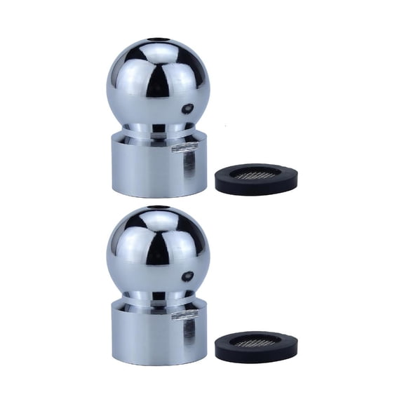 Giaone 2Pcs Rotation Ball Joint with Washer Shower Head Top Sprays Connecting Joint