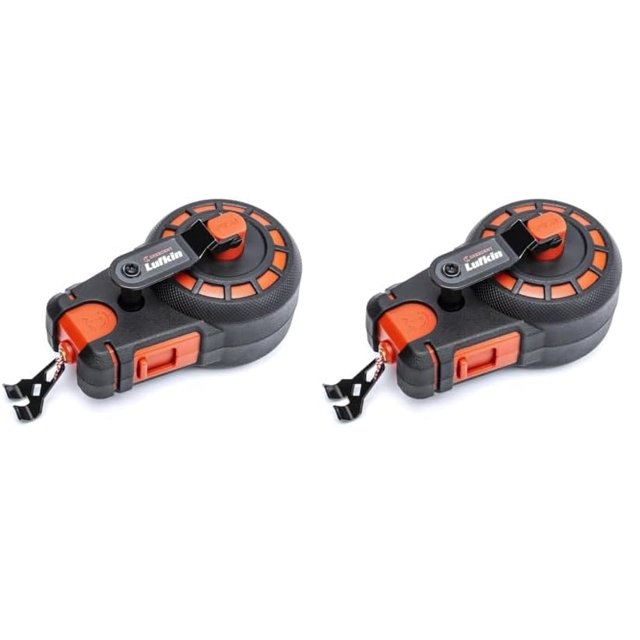 Rollo de tiza Lufkin Crescent CL50 Compact de 15 m con tiza azul, 2 unidades
