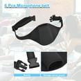 thumbnail image 4 of 6 Paquete de Cinturones de Micrófono para Fitness, Bolsa Portadora de Micrófono Ajustable para Instructores de Teatro, Negro, 4 of 6