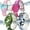 Starry Pink + Starry Purple + Camouflage Green + Camouflage Blue, variant on YUNOVA Waterproof AirTag Bracelet for Kids, Soft Silicone Air Tag Hidden Holder Case Compatible withAirtag, Adjustable Anti-Lost Printed Strap GPS Traker for Toddler Child