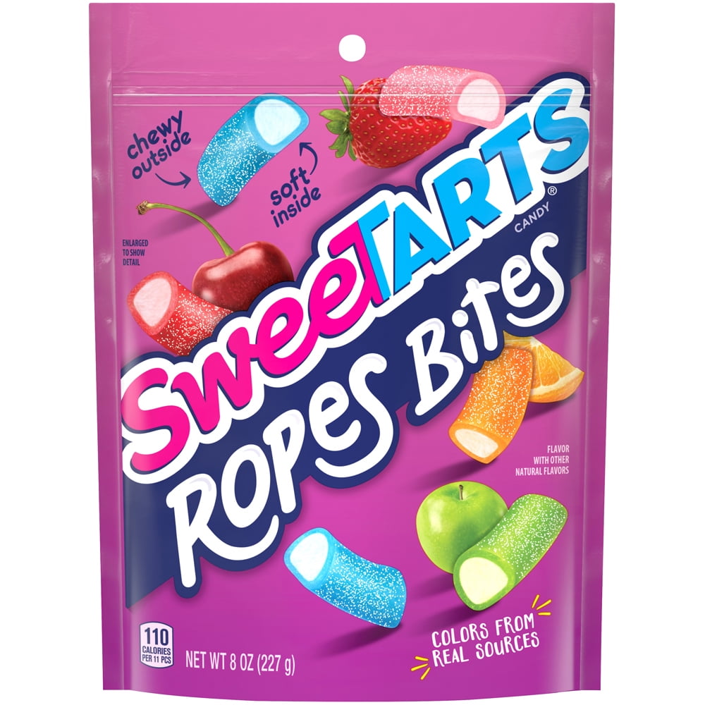 SweeTARTS Ropes Bites Candy Bag, 8 Oz