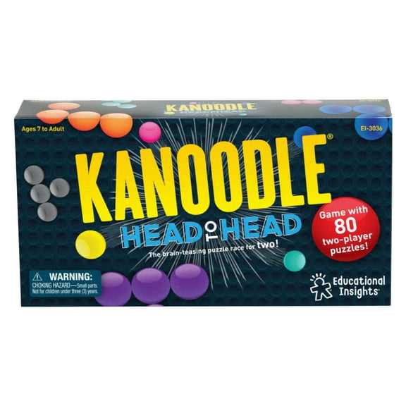 Educational Insights Kanoodle Head-to-Head Puzzle Game for 2, 80 Challenges, Ages 7 