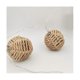 thumbnail image 4 of Brown Rattan Ball Light String - 2.5m Battery Powered Christmas Decoration with 10 LED Lights, 4 of 5