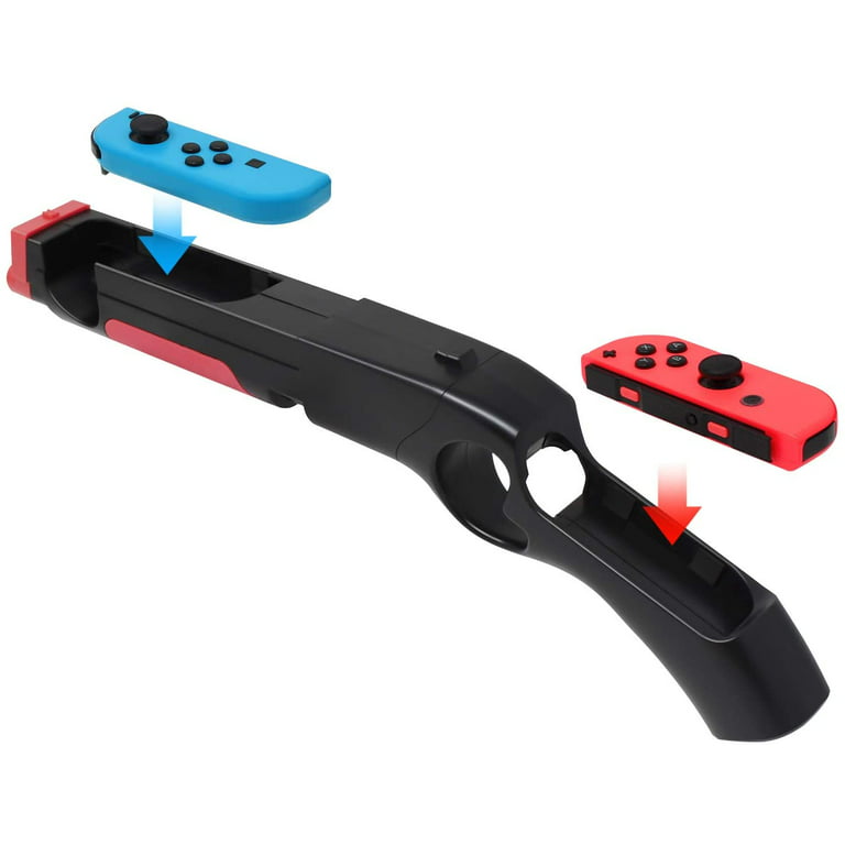 Game Gun Controller for Switch Joy Cons Grips Shooting Games Wolfenstein 2: The New Colossus, Big Buck Hunter Arcade for Nintendo Switch and Other Shooting Games - Walmart.com