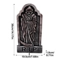 thumbnail image 3 of Outdoor Halloween Decorations Yard Light Gray Foam Gravestone Spooky Halloween Decorations Graveyard Decorations for Halloween Outside Lawn and Cemetery Halloween Decor for, 3 of 7