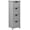 Grey, variant on Skinny Bathroom Storage Cabinet, White 12 Inch Wide 4 Drawer Organizer, Modern Wooden Tower Cabinet for Small Spaces, Living Room, Bathroom, White