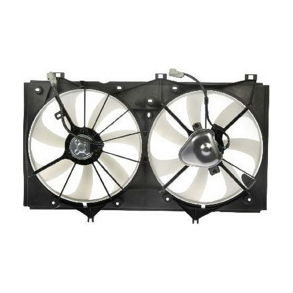 Auxiliary Fan Assembly - Compatible with 2007 - 2009 Toyota Camry 2.4L 4-Cylinder 2AZ-FE GAS 2008