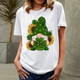 thumbnail image 4 of Kayannuo Womens Blouses Short Sleeve T Shirts for Women St. Patrick's Day Womens Fashion Print Tops Short Sleeve Out Blouse Funny Round Neck T-Shirt Tops, 4 of 4