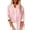 A-Pink, variant on Giftesty Womens Plus Size Womens Loose Button Long Shirt Dress Cotton Ladies Casual Tops T-Shirt Blouse