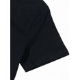 thumbnail image 3 of Women's Oversized Black T-Shirt with White Face Cutout and Pink Star, Loose Fit Y2K Streetwear Tee Top, 3 of 13