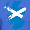 thumbnail image 3 of CafePress - Scotland Flag Map Dark T Shirt - Men's Classic Graphic Cotton T-Shirt, 3 of 4
