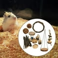 thumbnail image 3 of Rabbit Chew Bunny Chew Toys Cake para Bunny, Chinchilla, Hamsters Grinding , mi E Salvador Juguetes de madera para hámster, 3 of 8