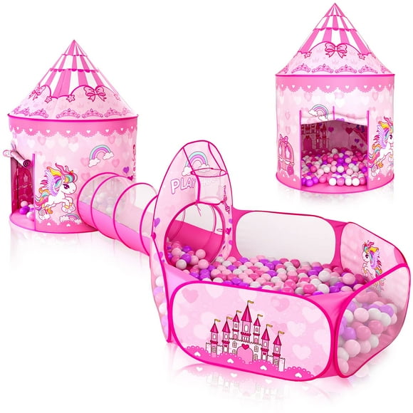 Bolígrafo Play Tent PigPigPen de 3 piezas Princess Dream con piscina de bolas y túnel