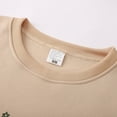 thumbnail image 6 of Fiaer Christmas Sweatshirts for Women Merry Christmas Shirt Xmas Tree Graphic Oversized Long Sleeve Pullover Loose Fit Crew Neck Tops Khaki XS, 6 of 8